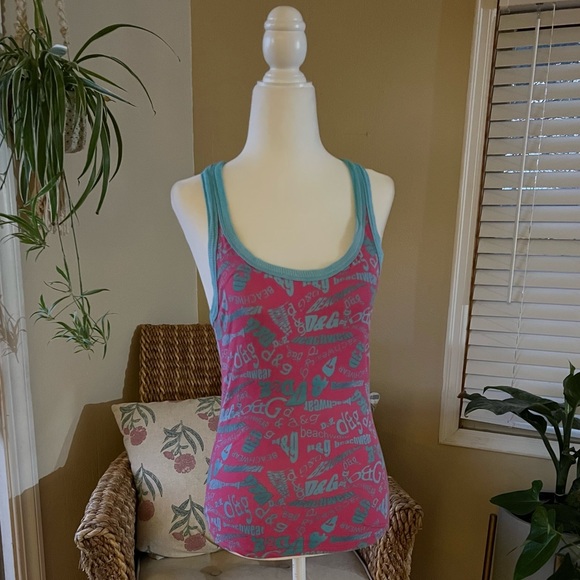 ❌SOLD❌ Authentic Dolce & Gabbana Beachwear Top Size S/M - Picture 1 of 7